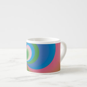 Xícara De Espresso Borboleta Azul