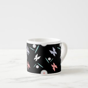 Xícara De Espresso Borboletas