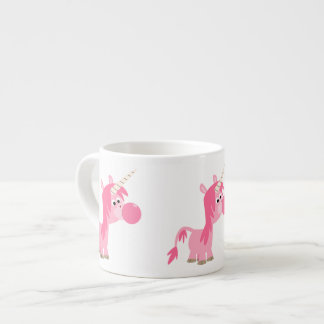 Xícara De Espresso Borracha de Cartoon Goma Unicorn Espresso Mug