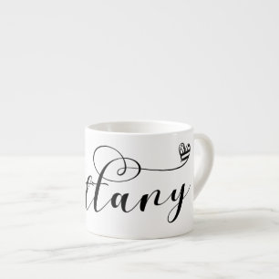 Xícara De Espresso Brittany Flag in Heart, Breton