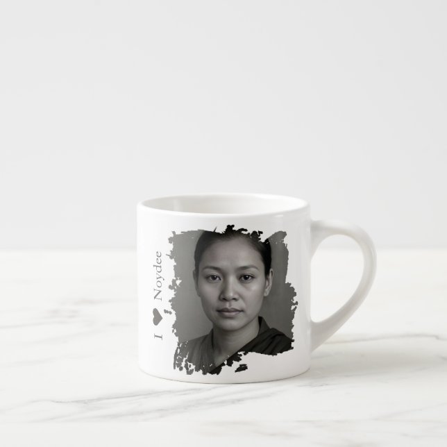 Xícara De Espresso Brushstroke design for your image and text (Direita)