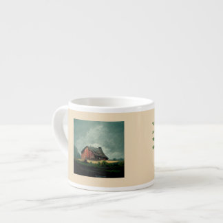 Xícara De Espresso Buda Citação: Ver mudança diminui o sofrimento