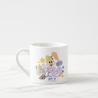 Xícara De Espresso BUGS BUNNY BUILDERS™| Arte Esboço da Lola