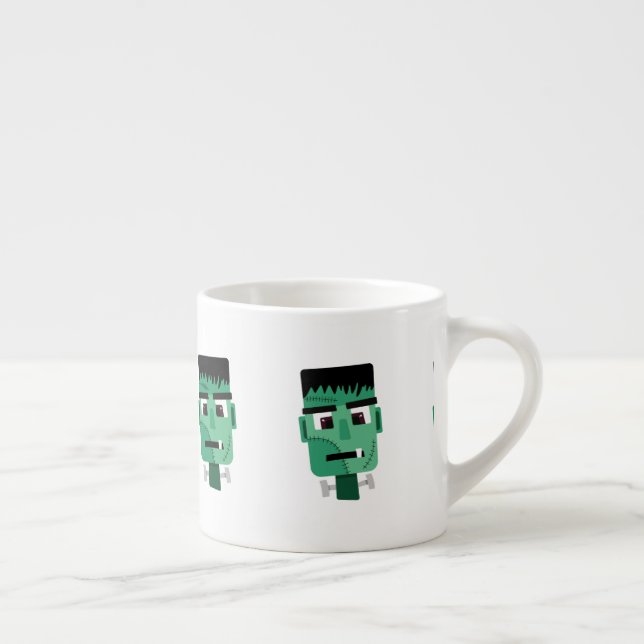 Xícara De Espresso Cabeça do Monstro de Frankenstein (Direita)