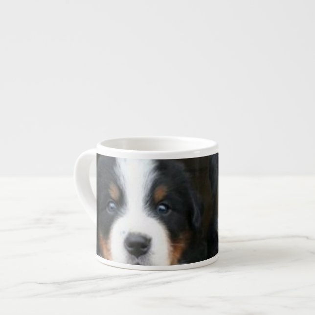 Xícara De Espresso Cães das montanhas Berneses (Frente Esquerda)
