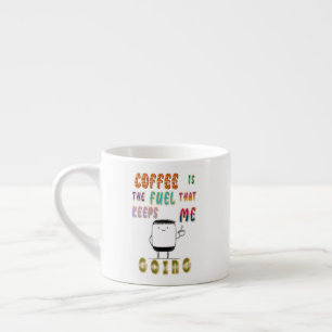 Xícara De Espresso Café É O Combustível Que Me Mantém Indo