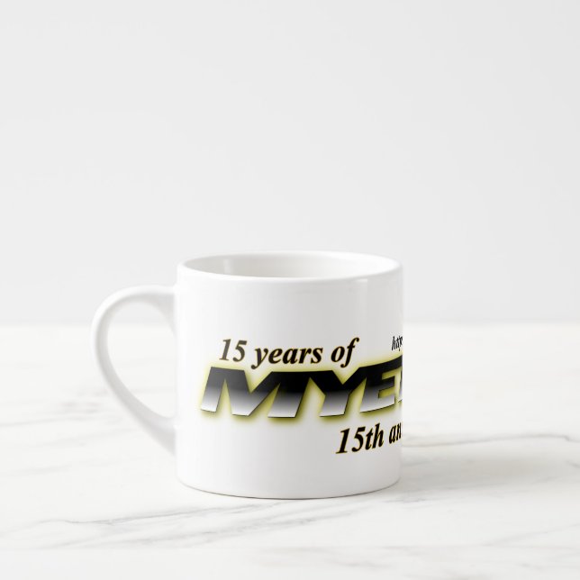 Xícara De Espresso Café (Espresso) Mug de MYETV - 15 anos (Esquerda)