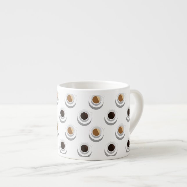 Xícara De Espresso Café quebrado. (Frente Esquerda)