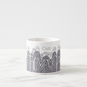 Xícara De Espresso Calming Mountain View Espresso Cup