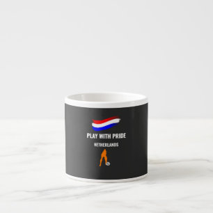 Xícara De Espresso Camisa do Orgulho do Futebol da Holanda 2026
