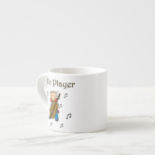 Xícara De Espresso Camisetas e Presentes da Garota Tocando Celo com F