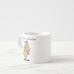 Xícara De Espresso Camisetas e Presentes Louco pela Minha Netas