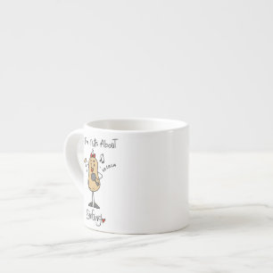 Xícara De Espresso Camisetas e Presentes Loucos por Cantar