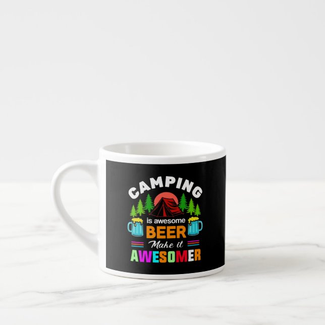 Xícara De Espresso Camping é Cerveja Incrível TornaIncrível-67357 (Esquerda)