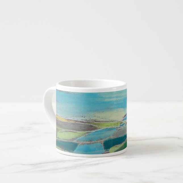 Xícara De Espresso Campo fragmentado I (Frente Esquerda)