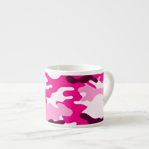 Xícara De Espresso Camuflagem rosa Espresso Mug