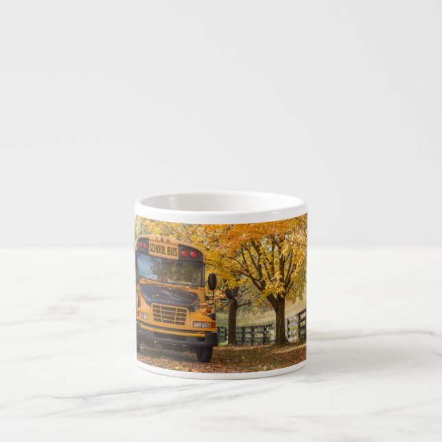 Xícara De Espresso Canhão de Ônibus escolar (Espresso, mas maior do q (Frente)