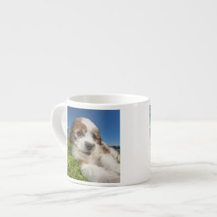Xícara De Espresso Cão de filhote de cachorro bonito (Shitzu)