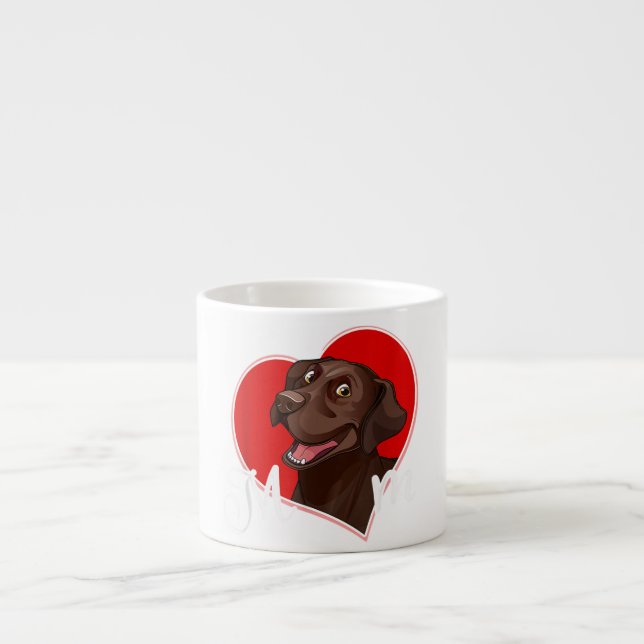 Xícara De Espresso Cão Lover Mug Tumbler | Presentes De Mug | Present (Frente)