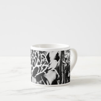 Xícara De Espresso Cappuccino de Morango Preto/Espresso Porcelain Mug