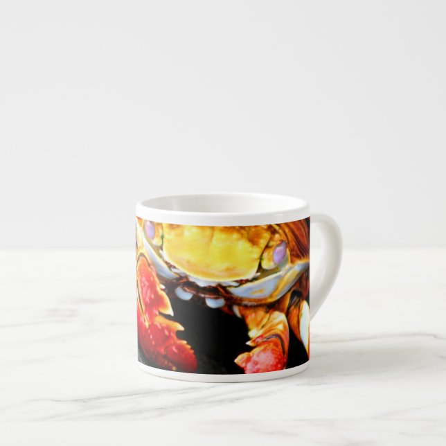 Xícara De Espresso Caranguejo de Galápagos (Frente Esquerda)