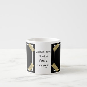 Xícara De Espresso Carregar e Adicionar 2 Fotografias com Mensagem Pe