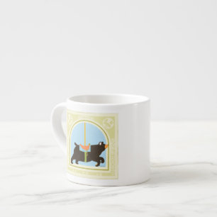 Xícara De Espresso Carrossel Bear de June Erica Vess