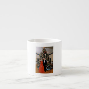 Xícara De Espresso Cartão de Natal do Presidente Americano Bill Clint