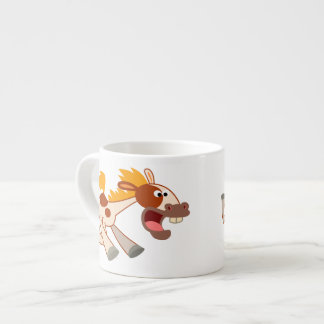 Xícara De Espresso Cartoon Livremente Pinto Horse Espresso Mug
