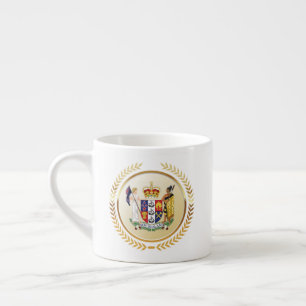Xícara De Espresso Casaco de Armas da Nova Zelândia