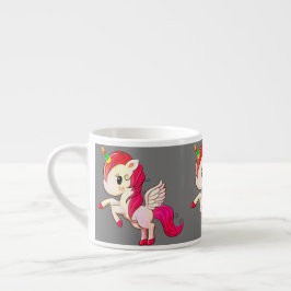 Xícara De Espresso Cavalo anjo