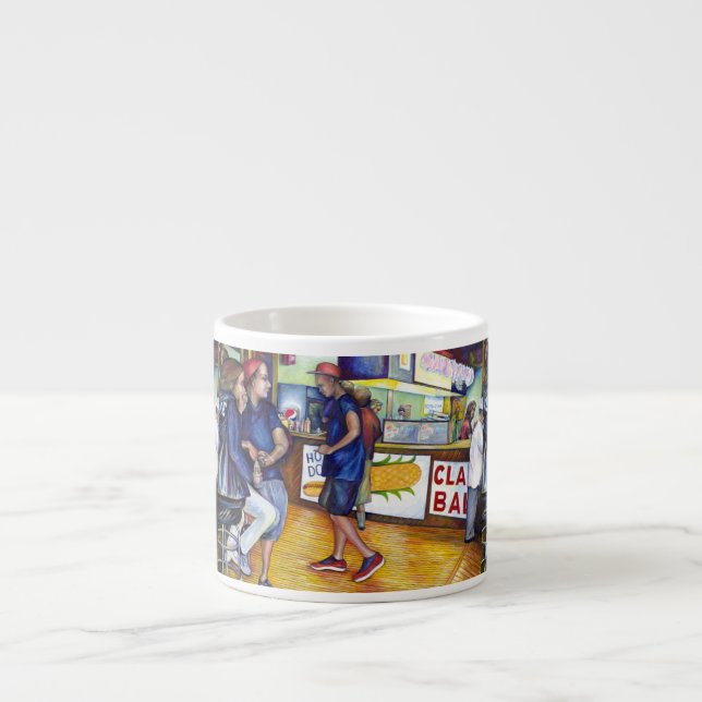 Xícara De Espresso Cerveja quente, homens frios e eu estou quente (Frente)