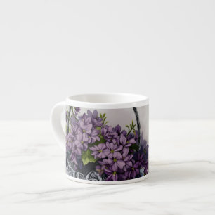 Xícara De Espresso Cesta de Flores Vintage – Desaboom do Dia das Mães