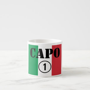 Xícara De Espresso Chefes italianos: ONU de Numero do Capo