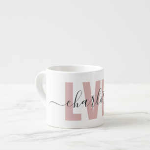 Xícara De Espresso Chic de Enfermeiro Profissional Licenciado LVN Per