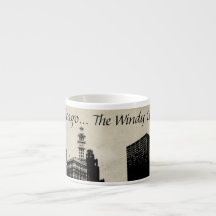Chicago A cidade de Windy Espresso Mug
