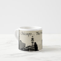 Chicago A cidade de Windy Espresso Mug