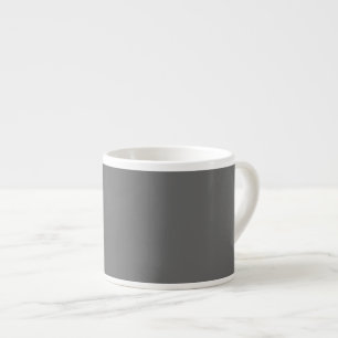Xícara De Espresso Cinza Escuro