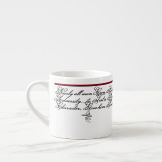 Xícara De Espresso Citação de Lincoln - Poder Estilo 90