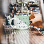 Xícara De Espresso Citação de Mensagens de Motivação Positiva do Live<br><div class="desc">Citação de Mensagens de Motivação Positiva do Live Love Laught</div>