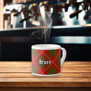 Xícara De Espresso Clan Bruce Tartan
