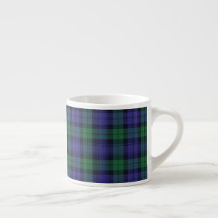 Xícara De Espresso Clan Campbell Black Watch Scottish Tartan
