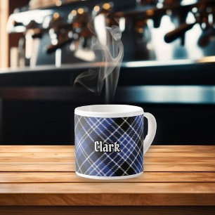 Xícara De Espresso Clan Clark Tartan