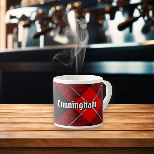 Xícara De Espresso Clan Cunningham Tartan (Criador carregado)