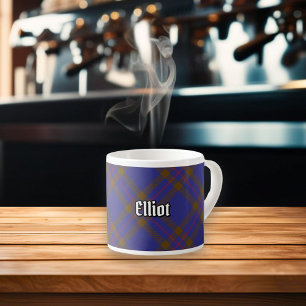 Xícara De Espresso Clan Elliot Modern Tartan Espresso Cup