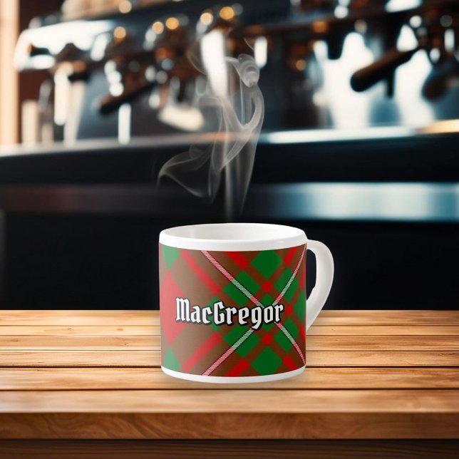 Xícara De Espresso Clan Gregor Tartan Espresso Cup (Criador carregado)