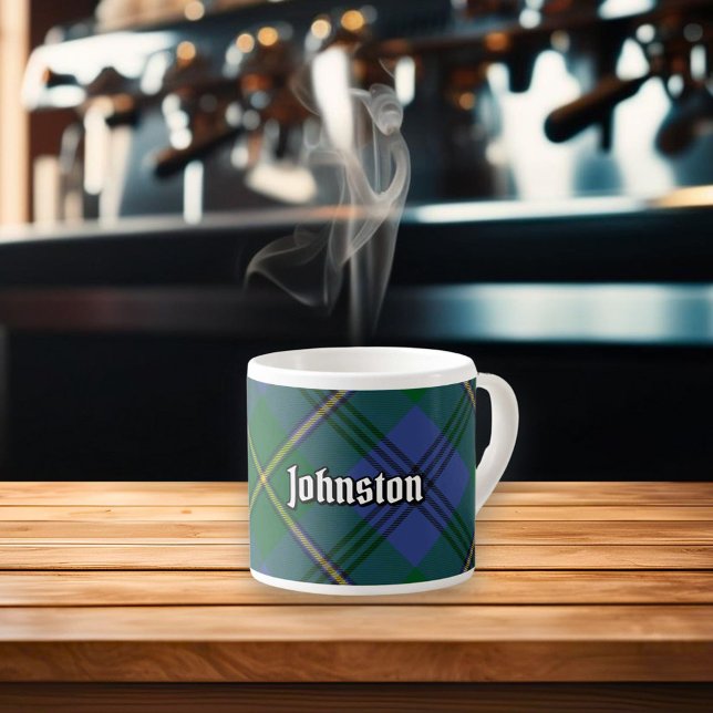 Xícara De Espresso Clan Johnston Tartan Espresso Cup (Criador carregado)