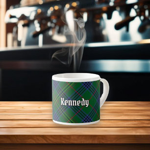 Xícara De Espresso Clan Kennedy Tartan