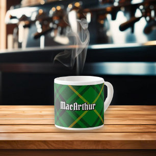 Xícara De Espresso Clan MacArthur Tartan