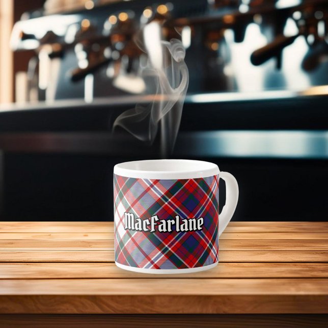 Xícara De Espresso Clan MacFarlane Dress Tartan (Criador carregado)